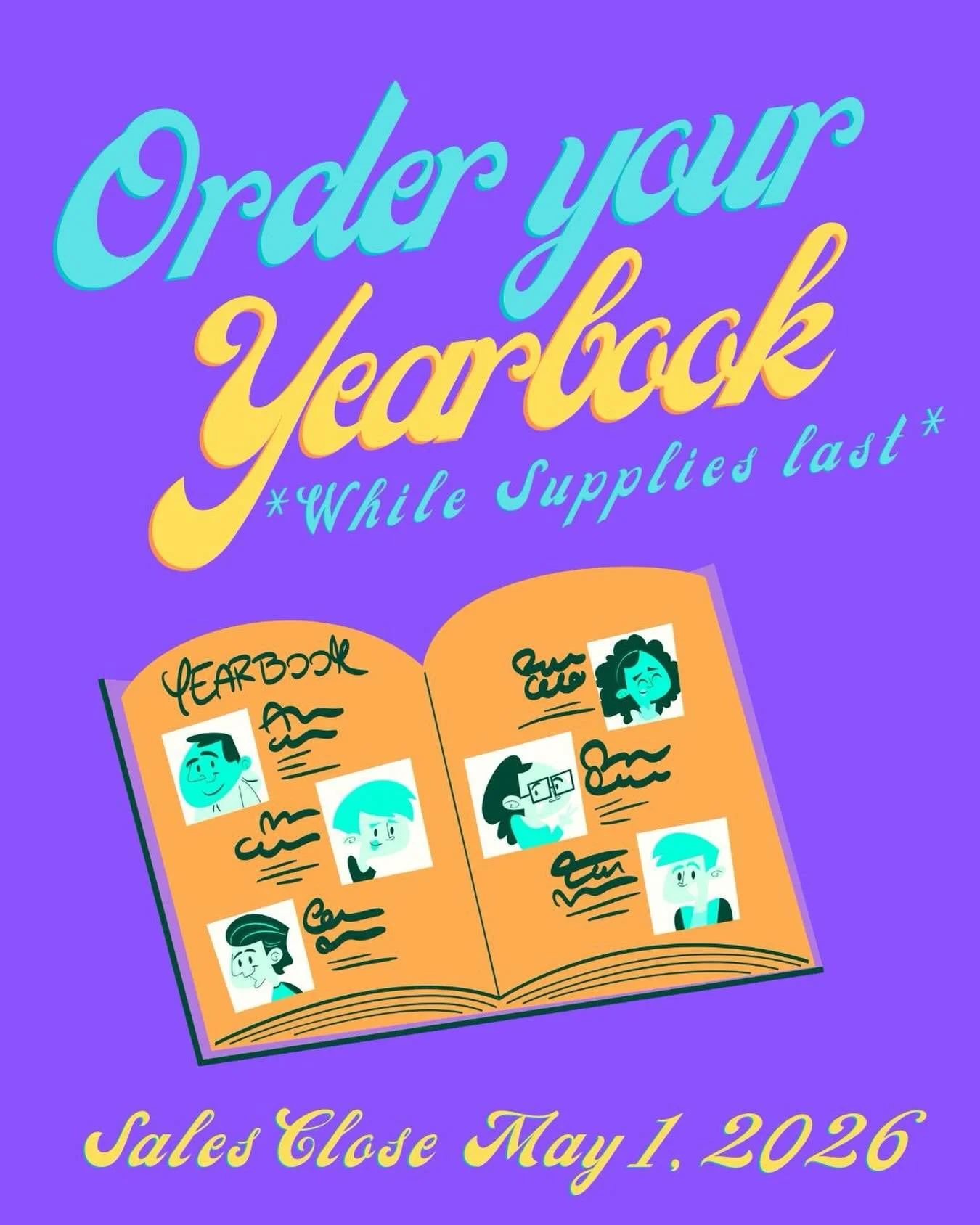 Yearbook sales will close May 1. Order your yearbook now 📚

Yearbook ID #15457526 at https://ybpay.lifetouch.com/Order/.