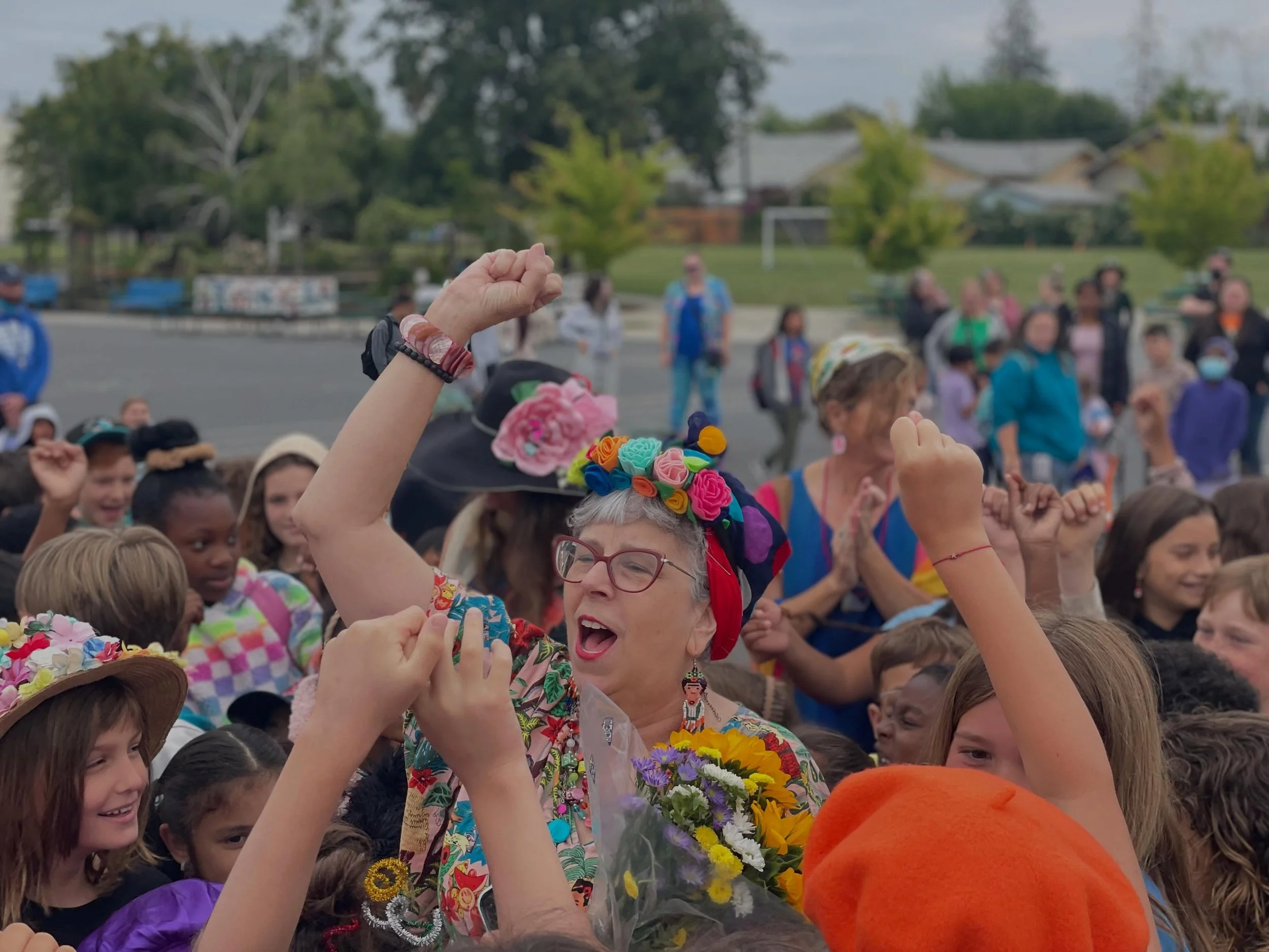 Cheers to the most one-of-a-kind, inspiring, creative and wonderful Art Teacher that is @msjanesartroom 🎨🫟🖌️

We are going to miss you!
