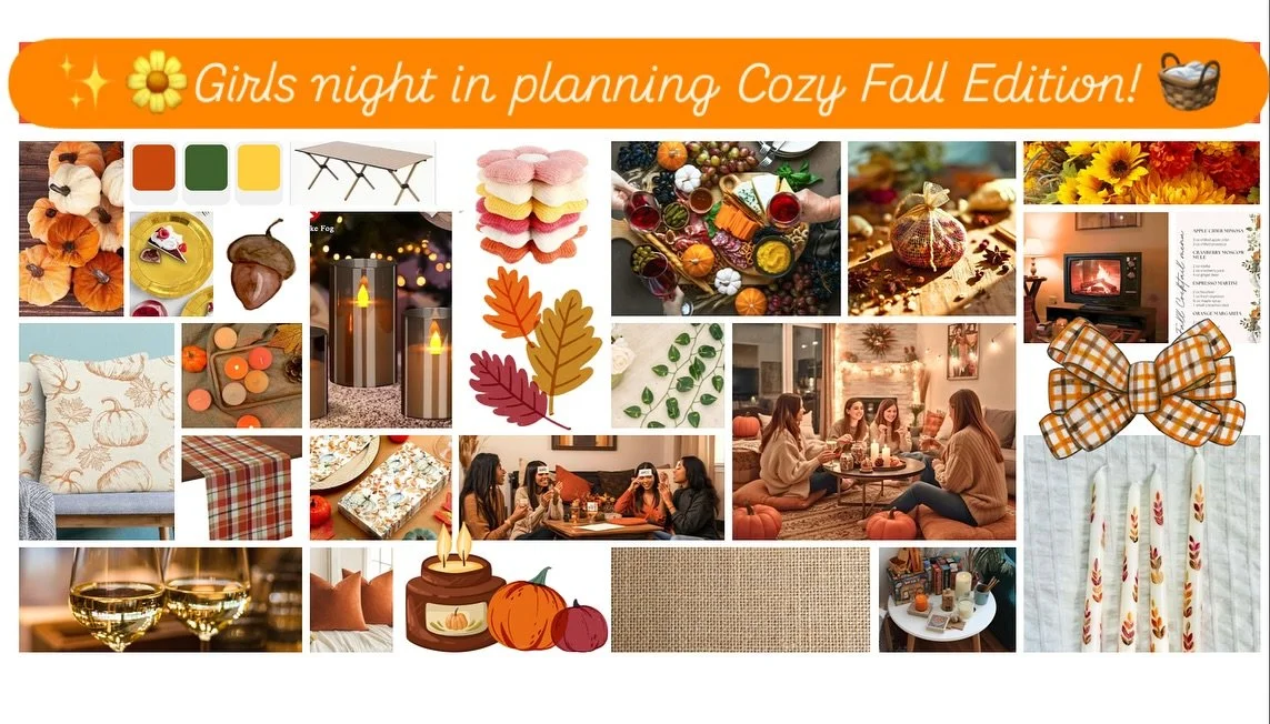 Planning the ultimate girls&rsquo; night in next weekend - snacks, sips, and a dreamy fall set up. Can&rsquo;t wait to show you the magic. Even a cozy apartment can feel like a fairytale ✨

What this vibe for your own night in? We bring the fairytale