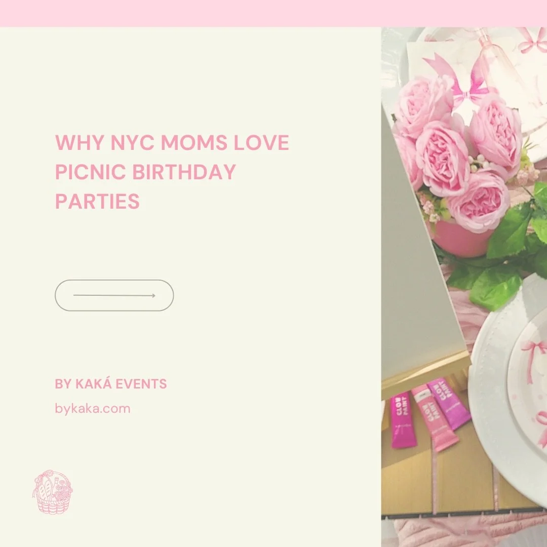 Planing kids birthday parties in NYC can feel overwhelming.

Picnic parties make it simple. 

- kids have space to play
- no cleaning at home
- beautiful photos 
- affordable and more relaxed celebrations 

Spring dates are opened.

#nycmoms #nycpare