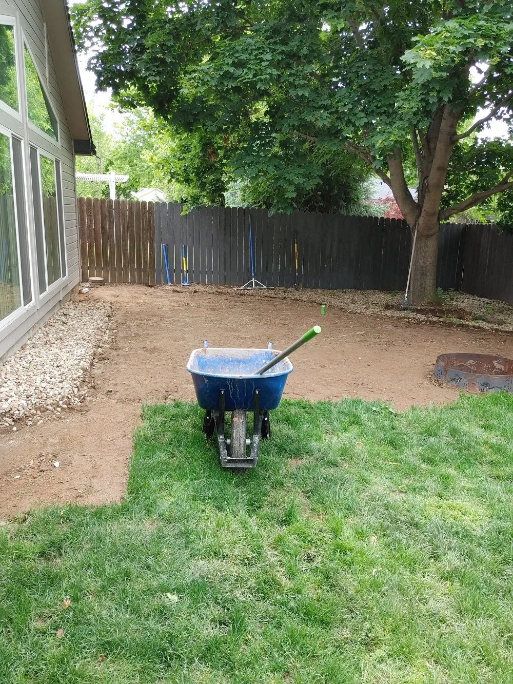 Paver Patio - Before