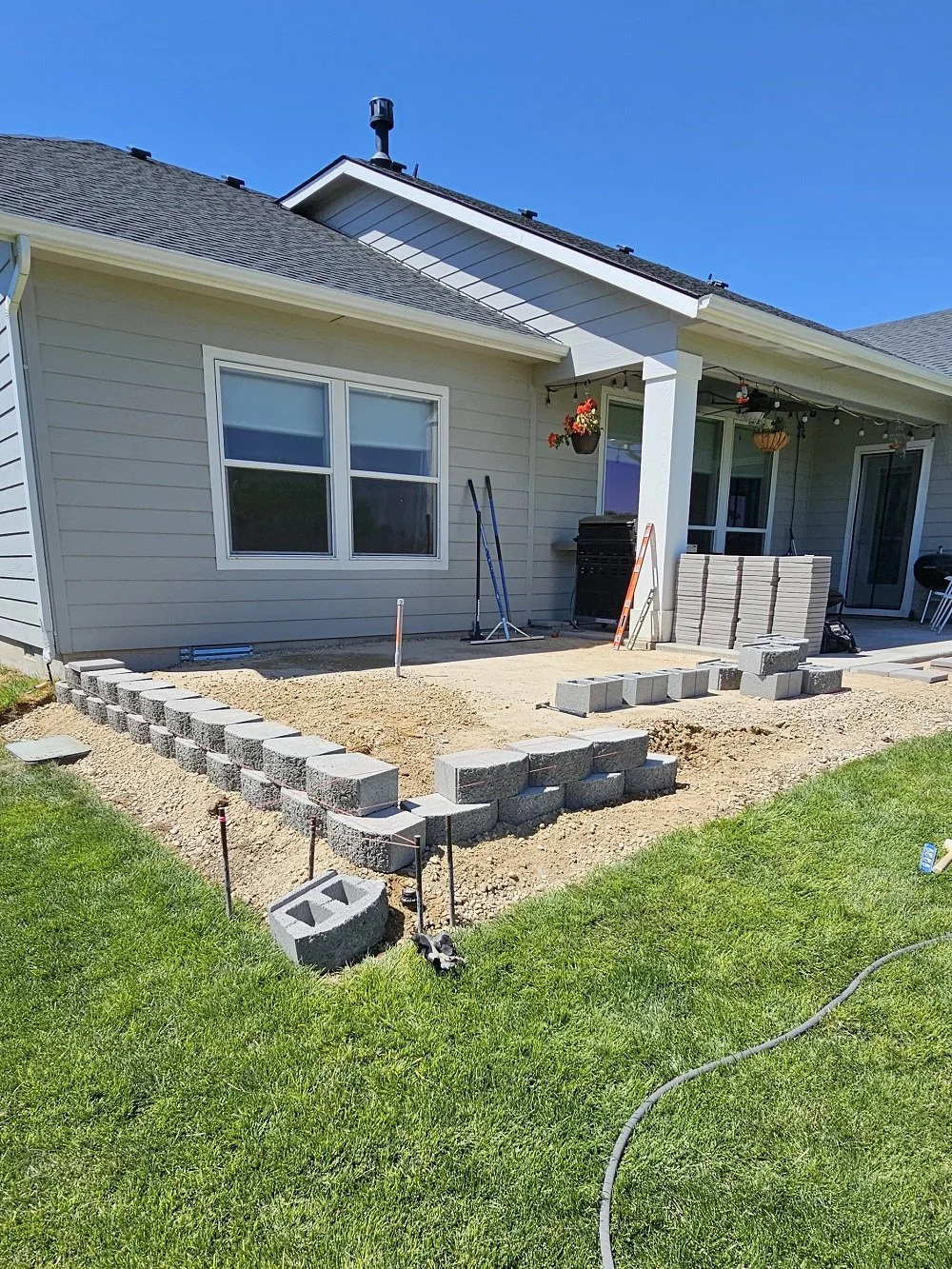 Patio - During Construction