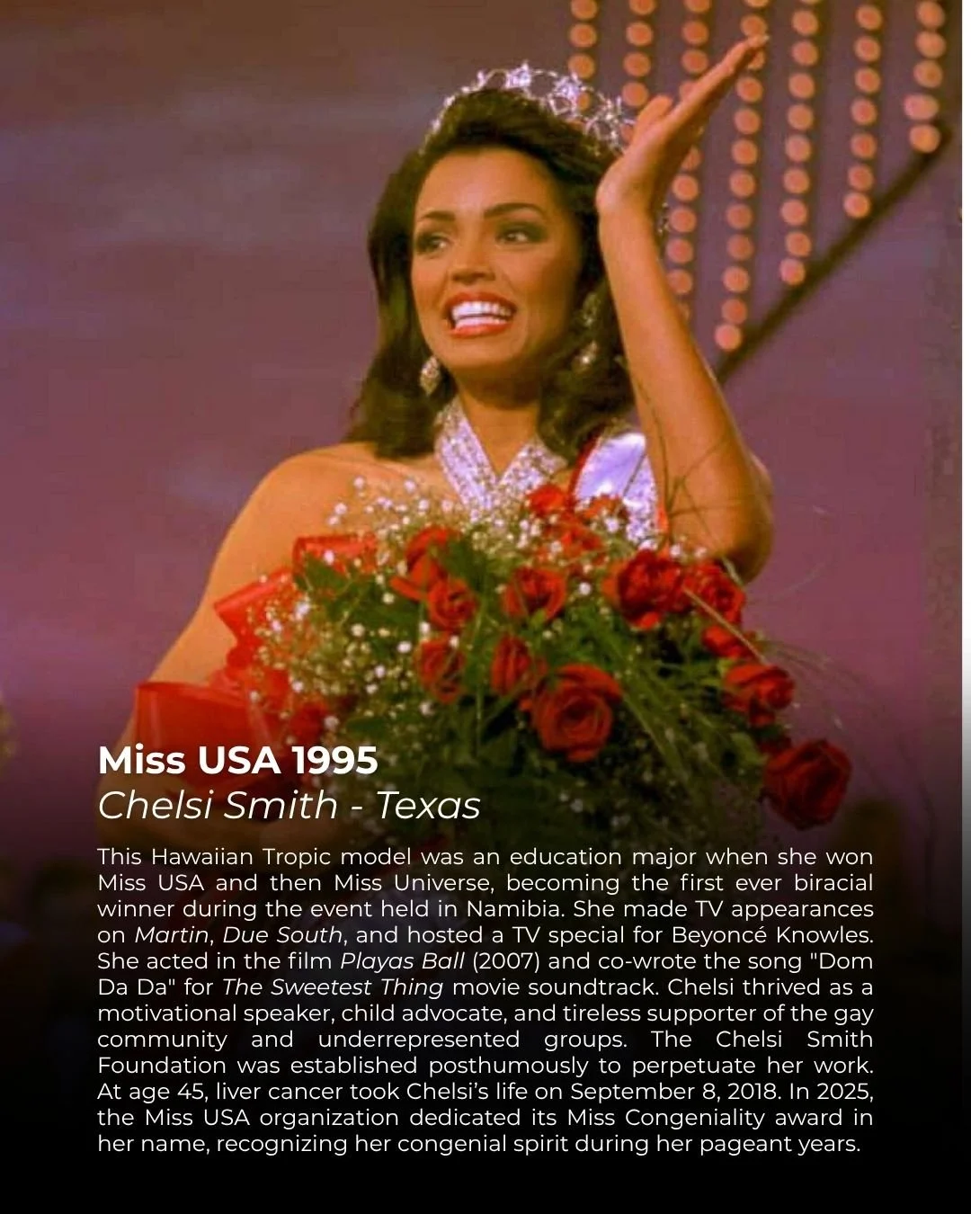 Miss USA 1995 Chelsi.jpg