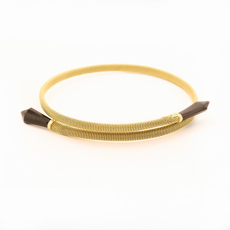 Gold and Onyx Bracelet