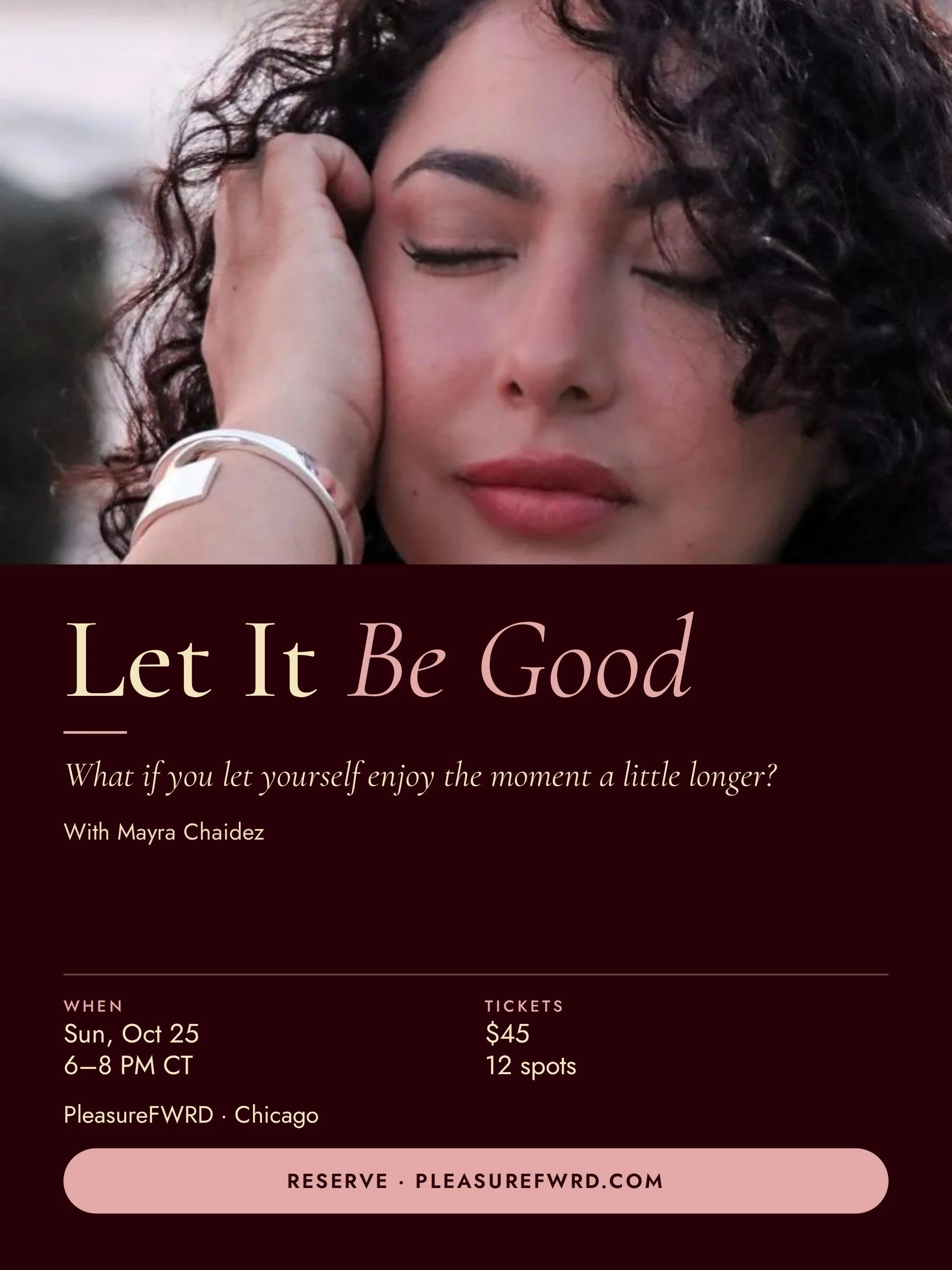 Let It Be Good | Sunday, October 25, 2026 · 6:00–8:00 PM CT