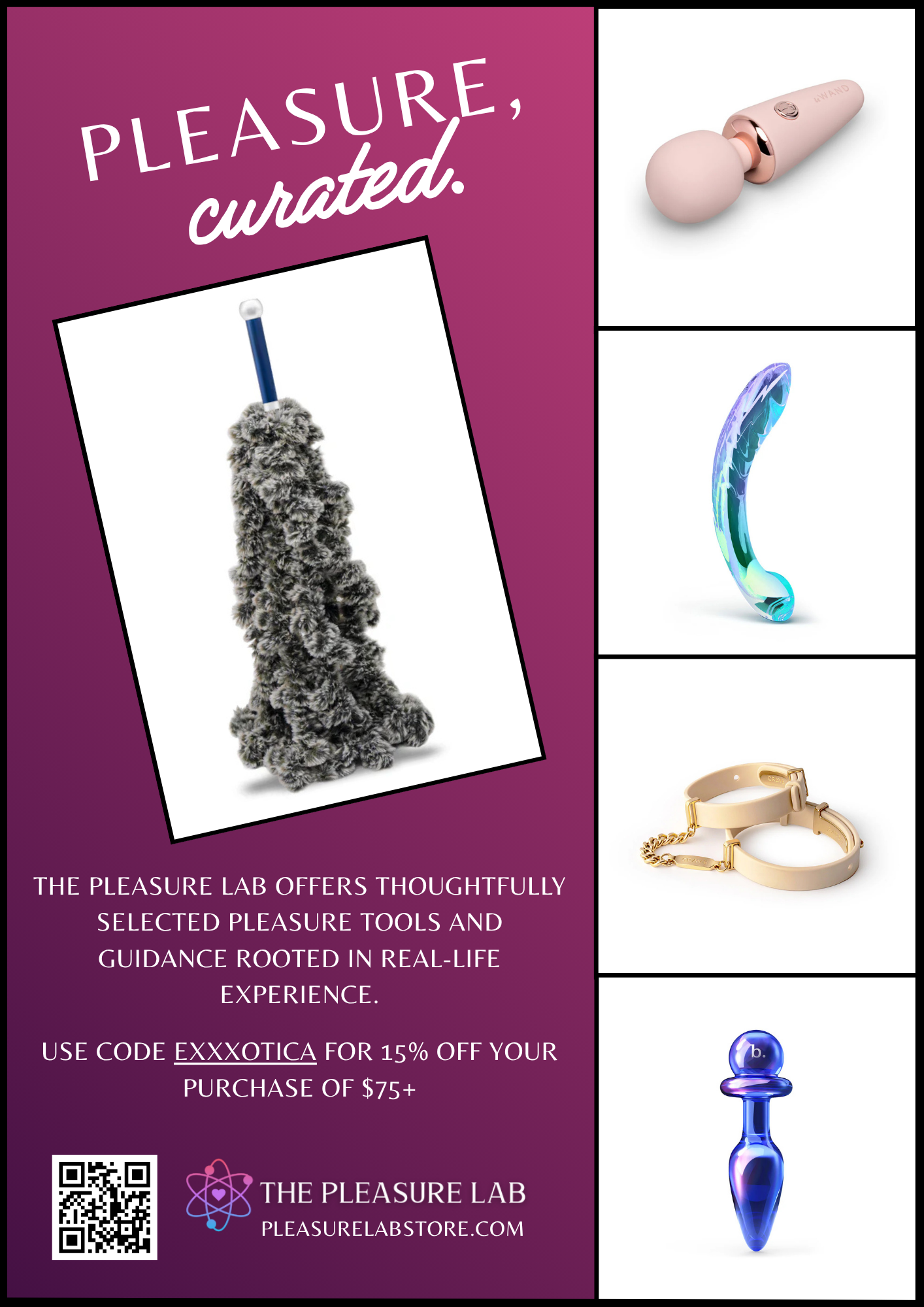 Coach-Curated Products
Hand-selected by certified intimacy & relationship coach Sarah Brekke.