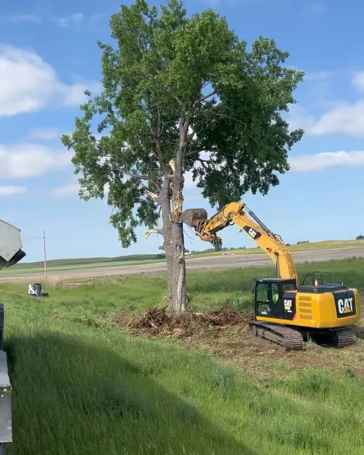 Big cottonwoods, even bigger chainsaws, and side dump loads for days &mdash; but now this county right of way is clear and safe! The crew made those trees wish they never showed up. Challenge accepted and completed ☑️ #TreeTrouble #RightOfWayRescue #