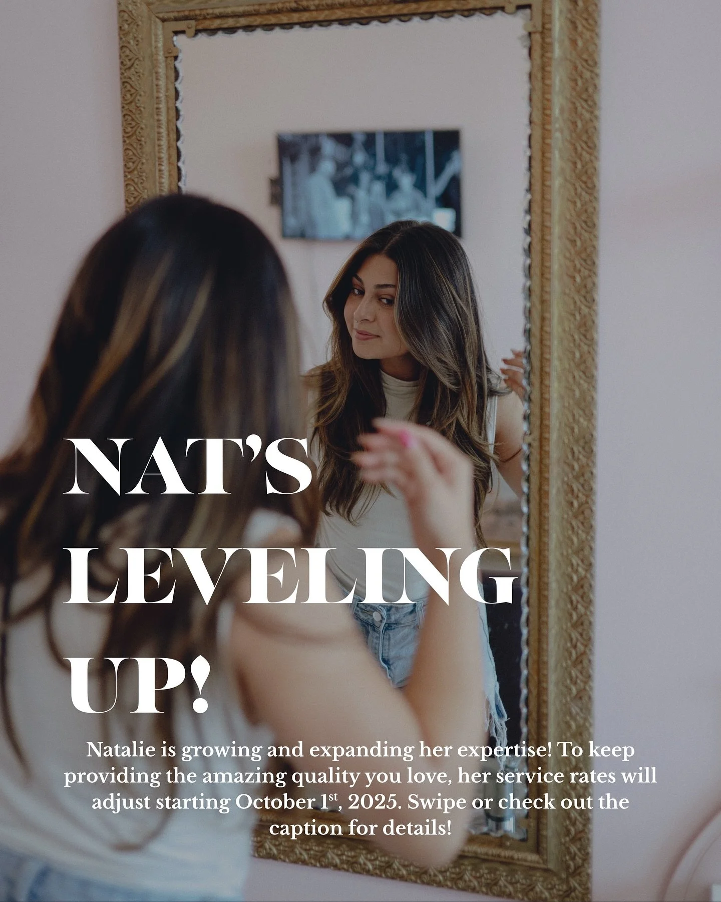 BIG NEWS!! Our girl Natalie has officially leveled up! 🚀

We couldn&rsquo;t be prouder to announce that Natalie&rsquo;s expertise has reached new height. She has been booked and busy and absolutely killing her skills and continuing education! Natali