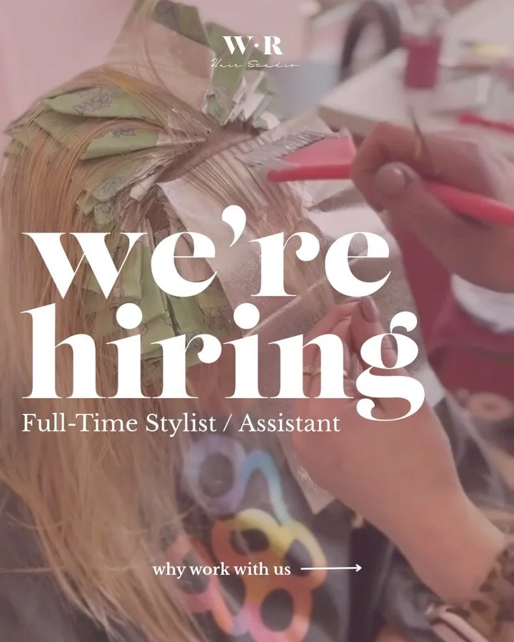 WE&rsquo;RE GROWING 🚨 and the Wild Rose team is looking for you to be a part of it!

We are seeking licensed cosmetologists who are dedicated to their craft and bring a positive, high-energy mindset to our team.

Let&rsquo;s chat! Email your resume 