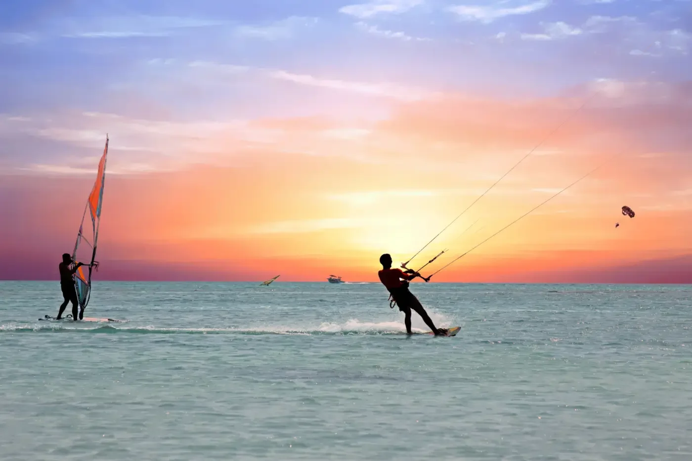 Go Windsurfing in the Indian Ocean in the Maldives