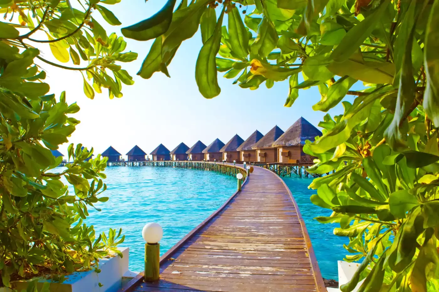 Overwater Villas in the Maldives are an ultimate all-inclusive option at this fantastic resort 