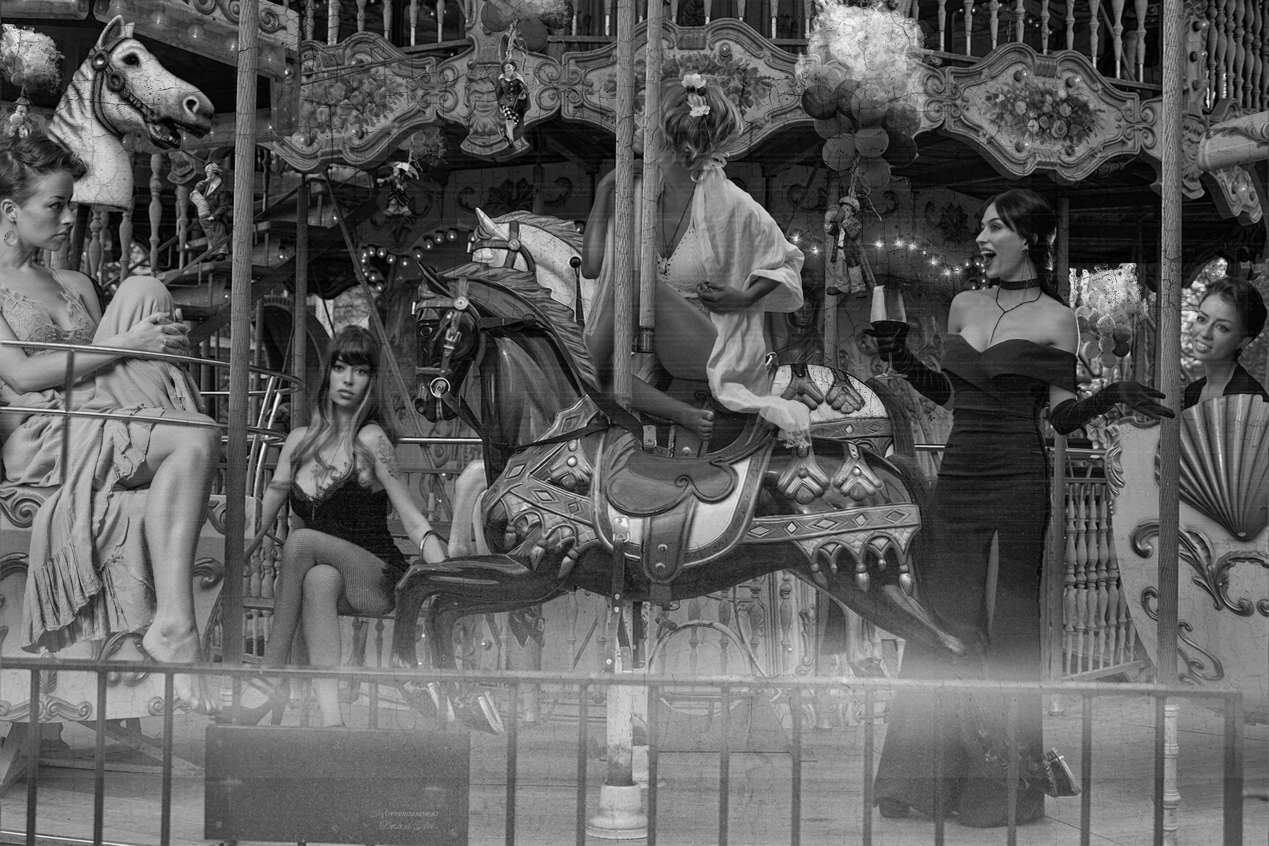 ShiftArt challenge Sep 2026 - 'The forgotten fairground', title: 'Never Too Old ...'