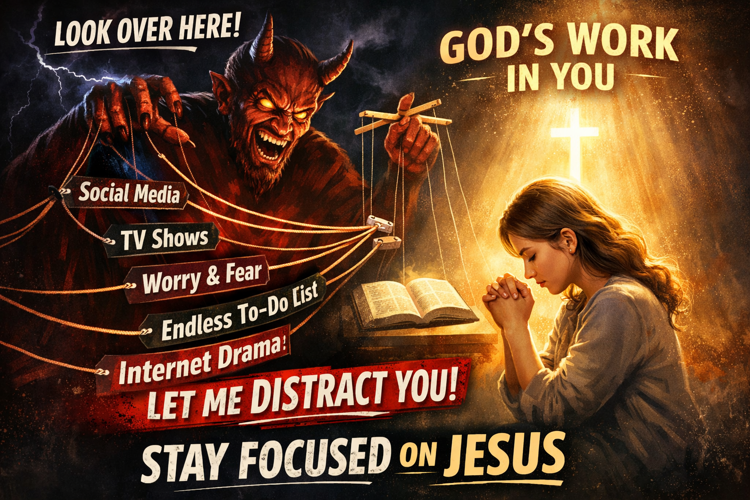Why does it hurt us as Christian parents to see Satan in EVERYTHING?!