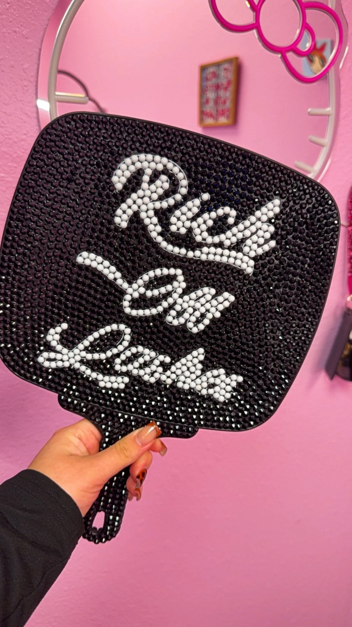 Rich off Lashes Bling Mirror