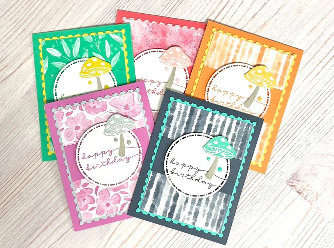 Terrific Toadstools Using All 10 In Colors!