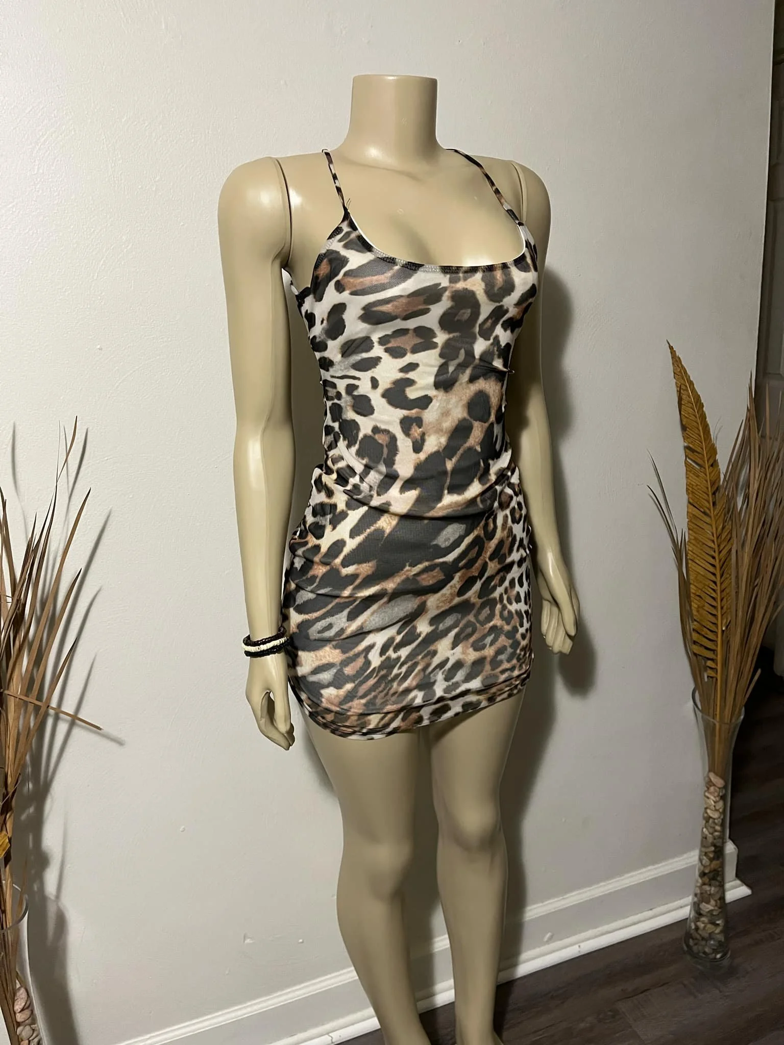 Cheetah Print Dress