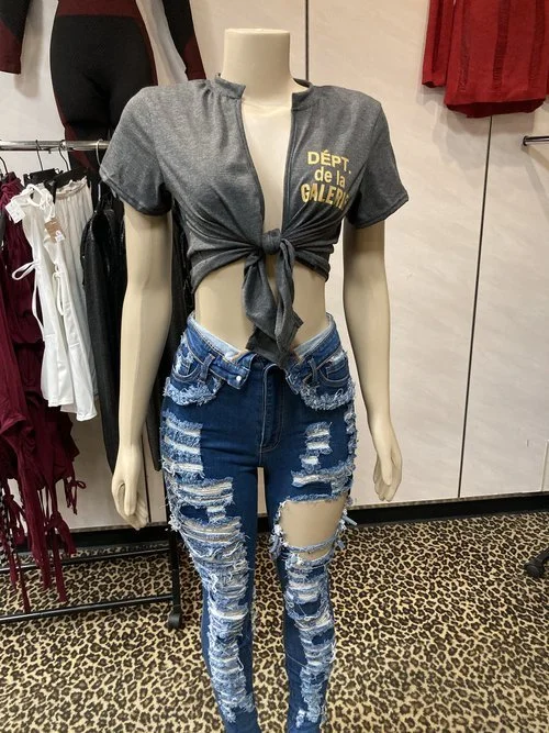 Folded Jeans