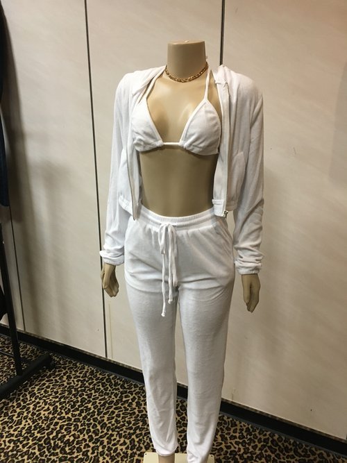 Terry Cloth 3 Piece Set