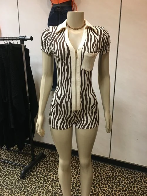 Zebra Jumpsuit