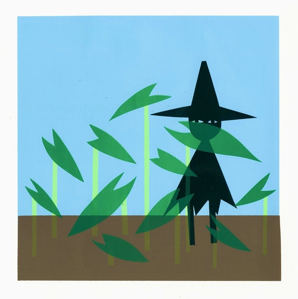 In the Lo'i,
10x10 Screenprint