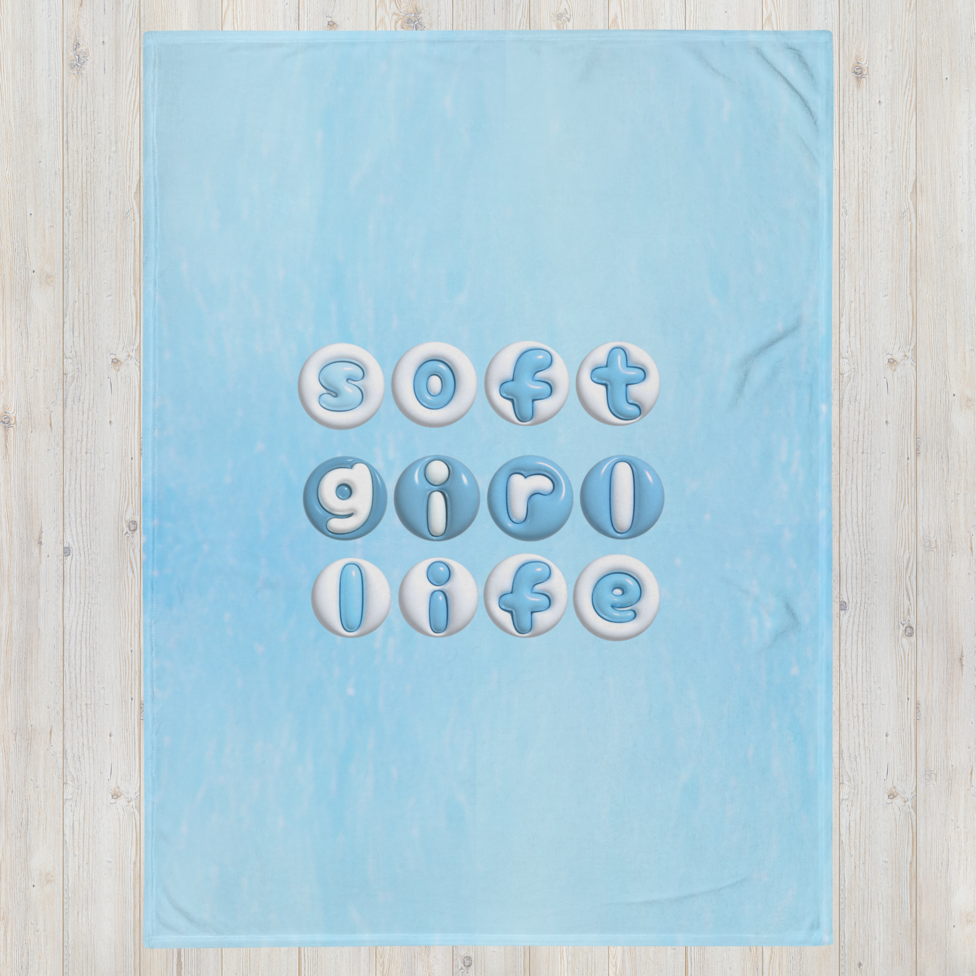 Soft Girl Cotton Candy Blanket