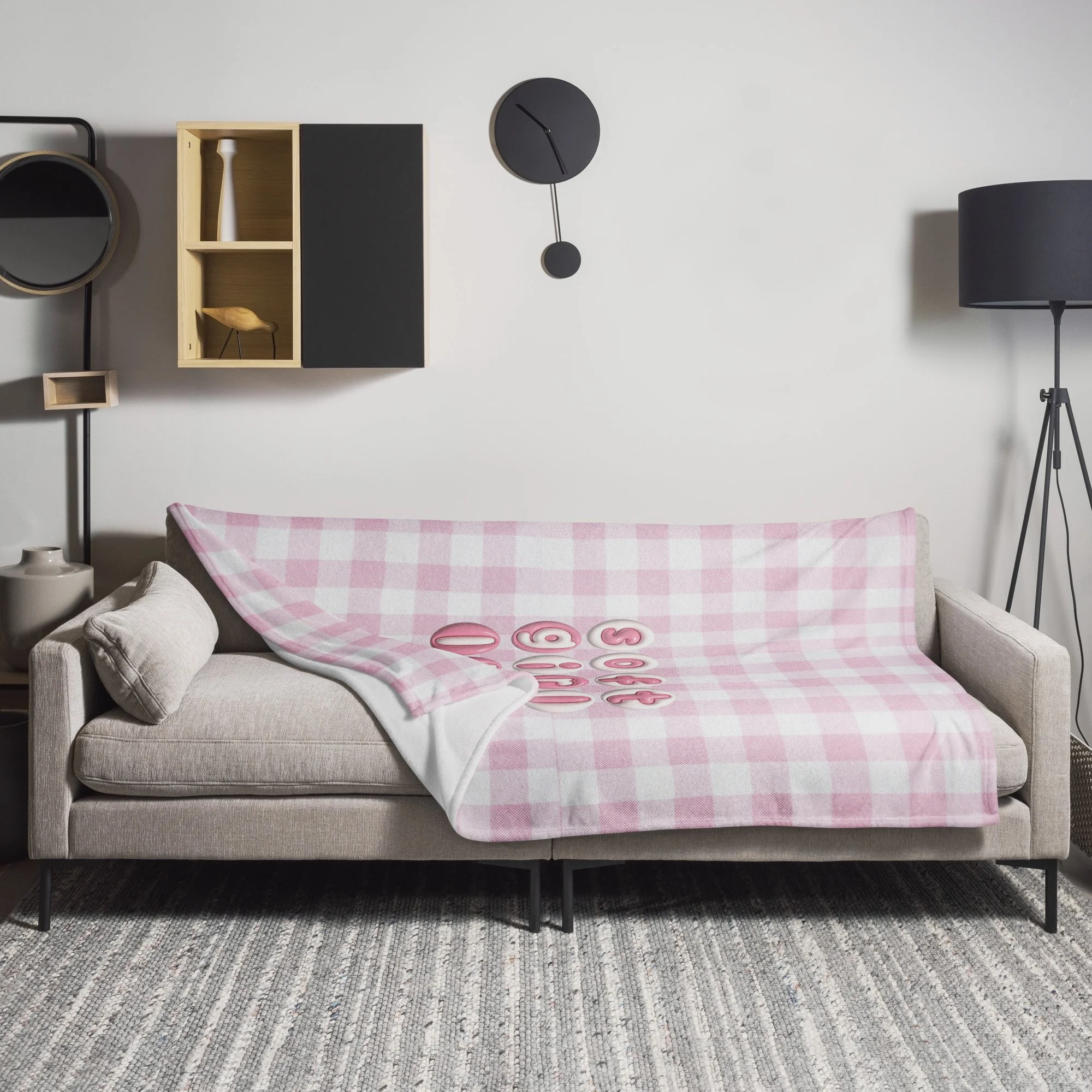 Soft Girl Throw Blanket