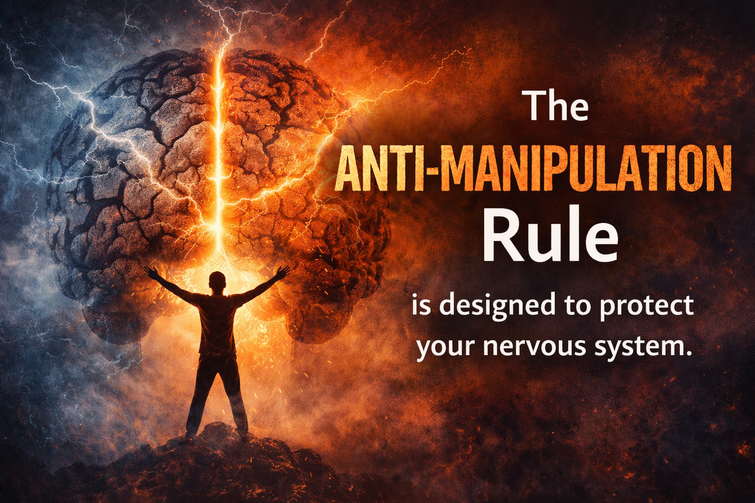 The Anti-Manipulation Rule is designed to protect your nervous system.