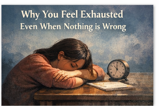 Why You Feel Exhausted Even When Nothing Is “Wrong”