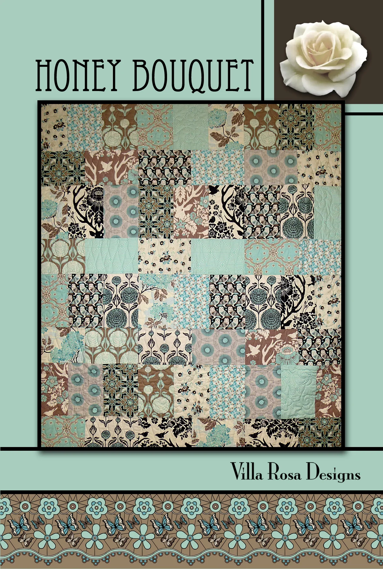 Villa Rosa - "Honey Bouquet" Quilt Pattern
