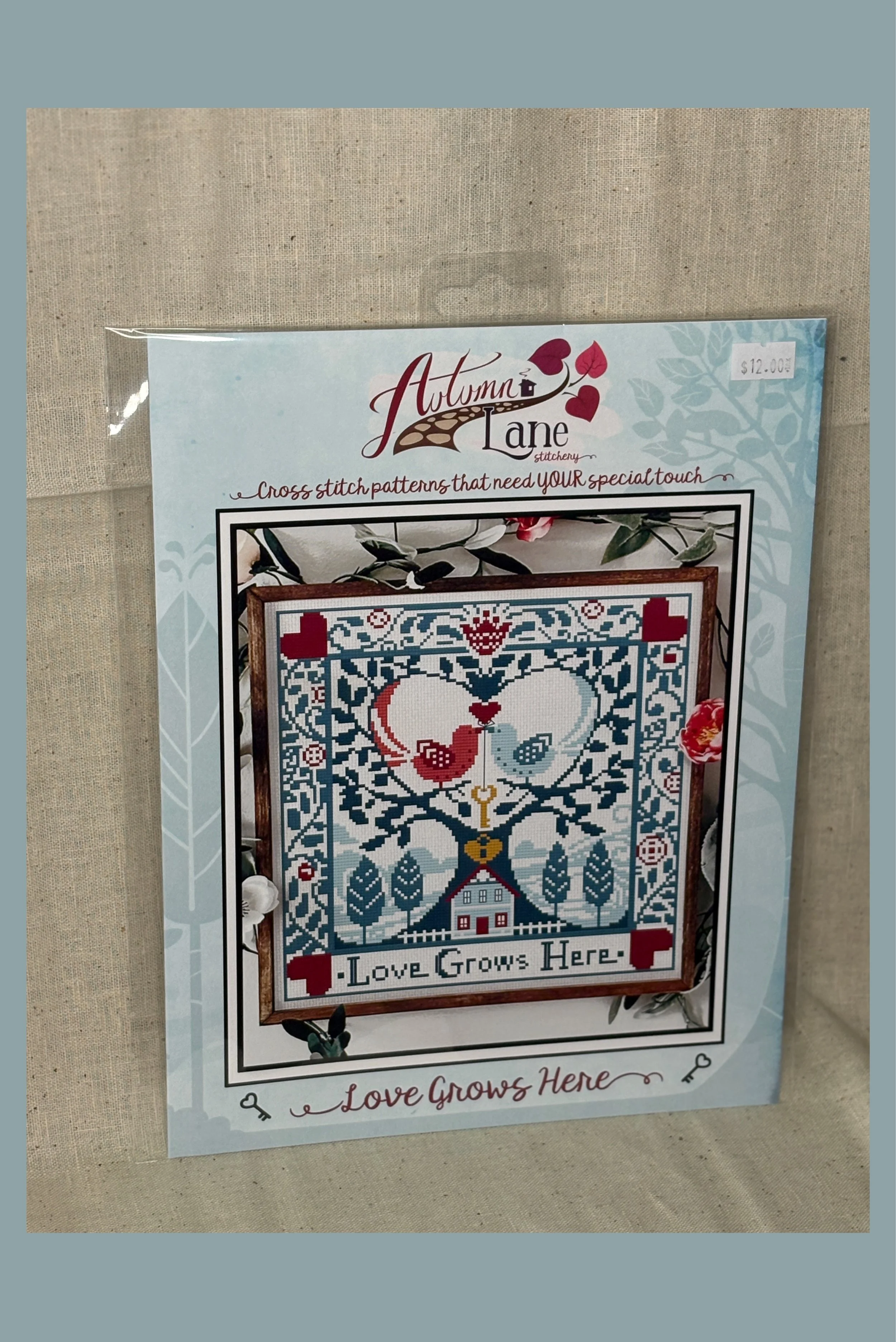 Autumn Lane Stitchery - "Love Grows Here"