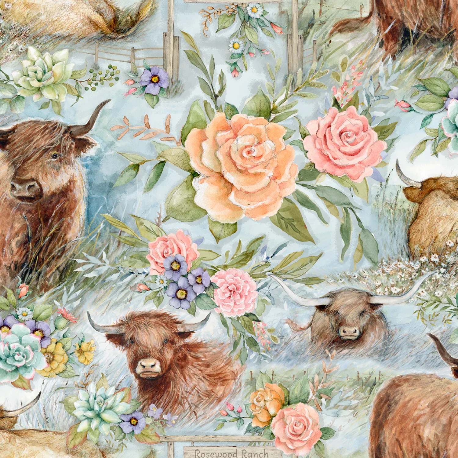 Springs Creative - Highland Ranch Collection Cow Ranch