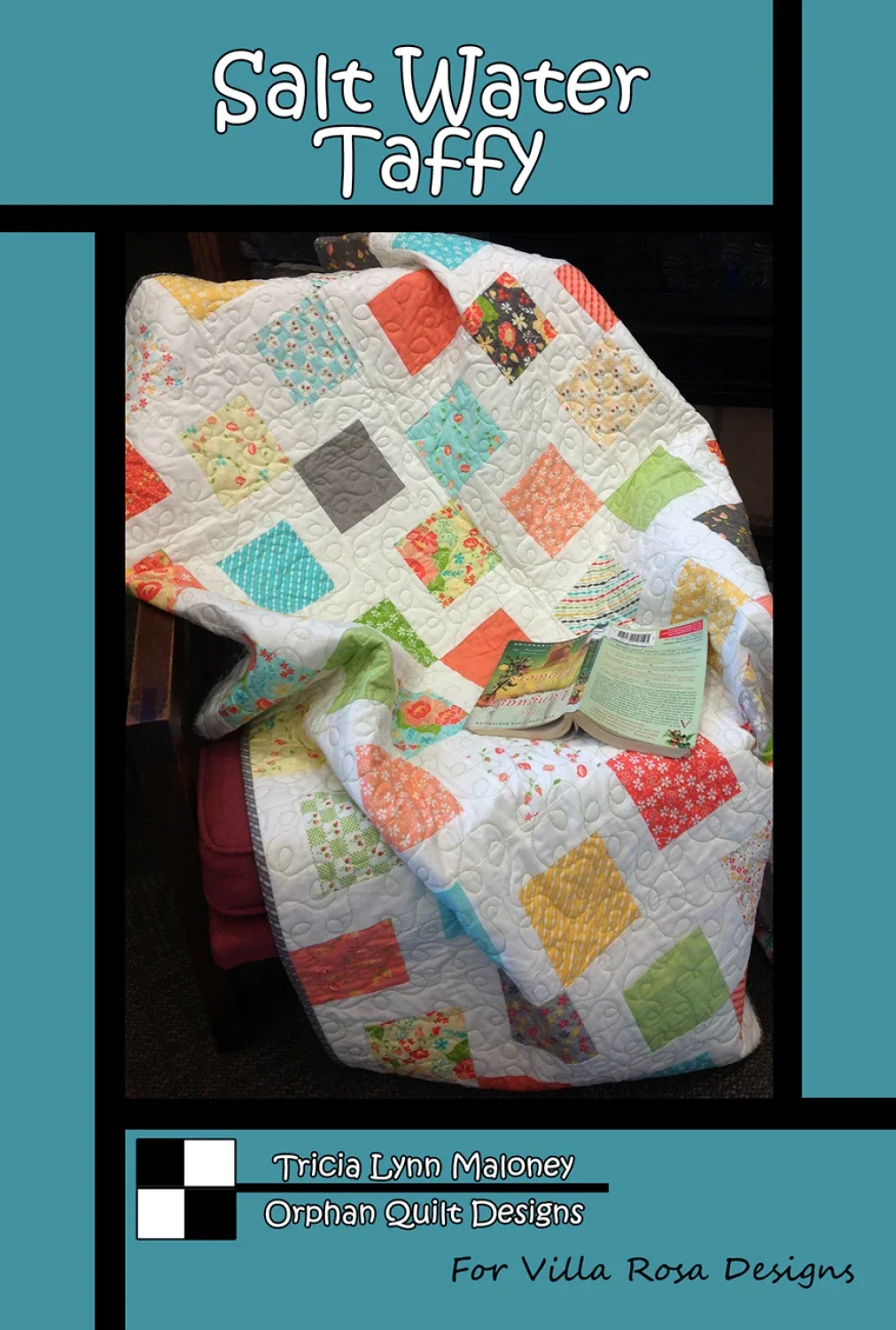 Villa Rosa - “Salt Water Taffy” Quilt Pattern Card