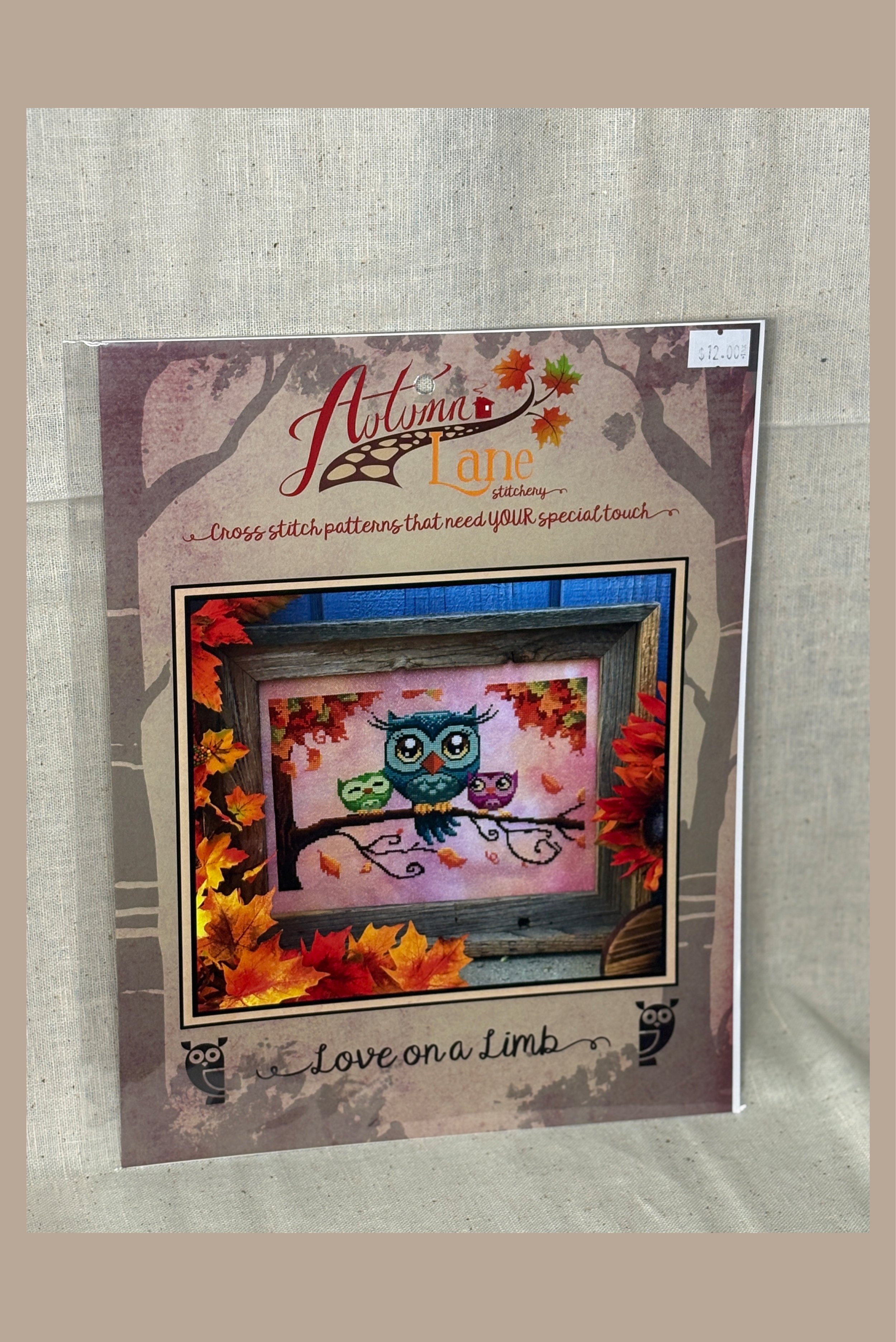 Autumn Lane Stitchery - "Love On A Limb"