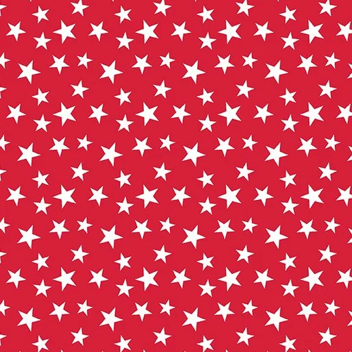 Benartex Celebrate the USA Collection - Celebration Stars (Red)