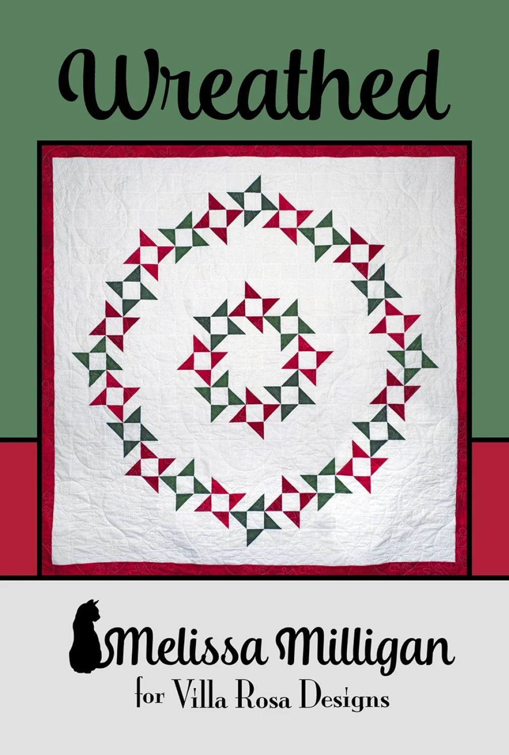 Villa Rosa - "Wreathed" Quilt Pattern Card