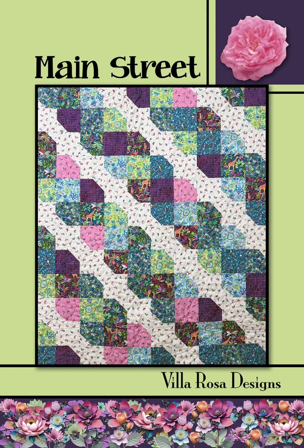 Villa Rosa - “Main Street” Quilt Pattern Card