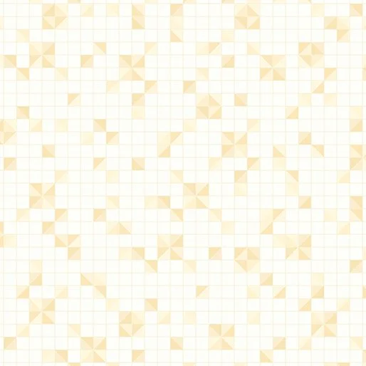 Benartex Moonlight Serenade Collection - Modern Triangles (Cream)