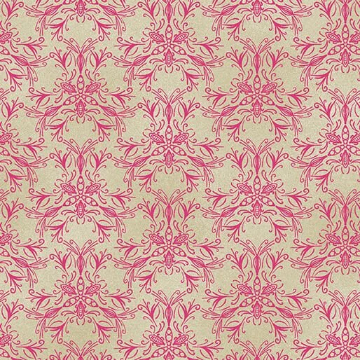 Benartex Ground Works Collection - Swarm  (Pink/Sand)