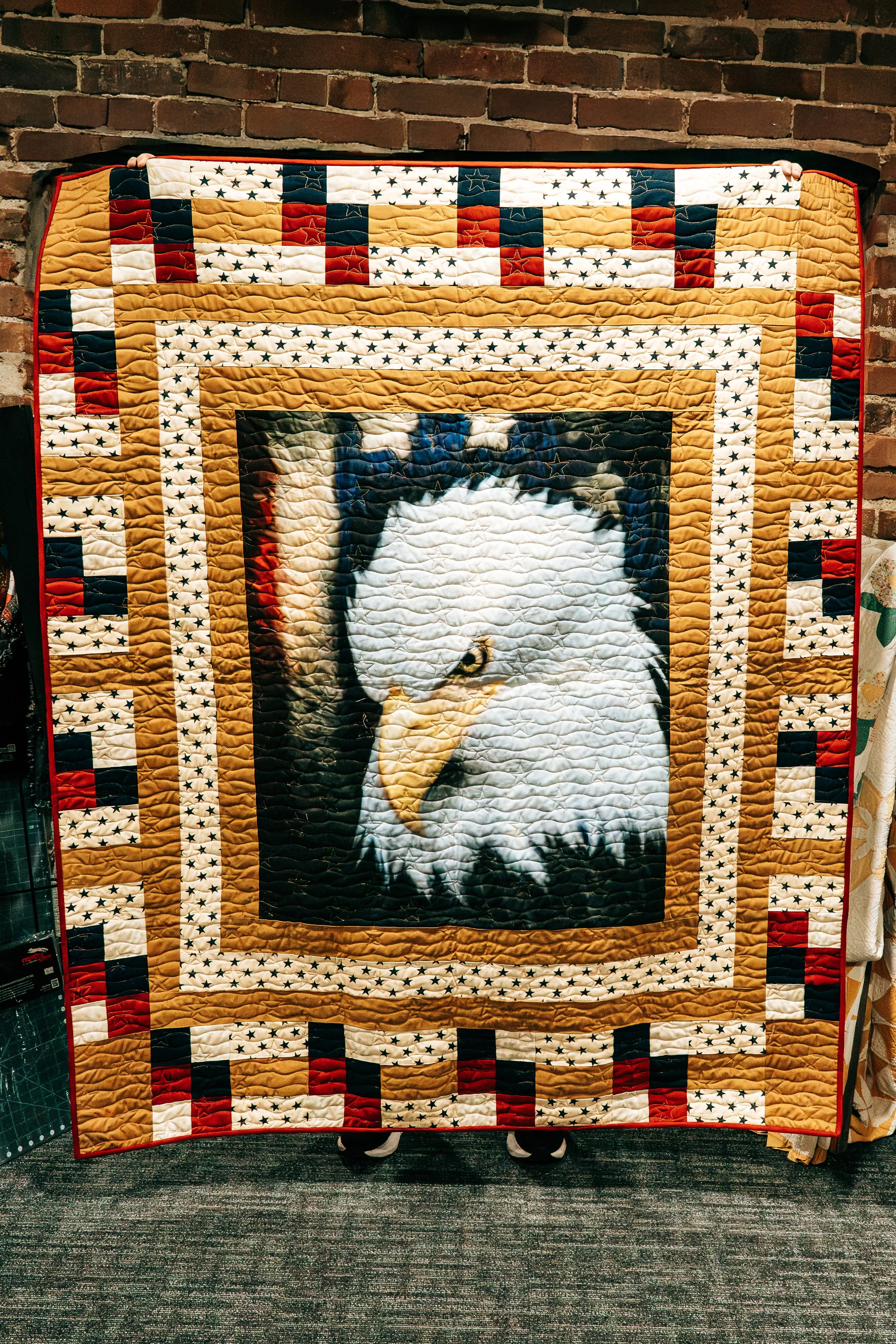 We donated our services for this Quilt of Valor - Photo By Elicia Wilson Photography