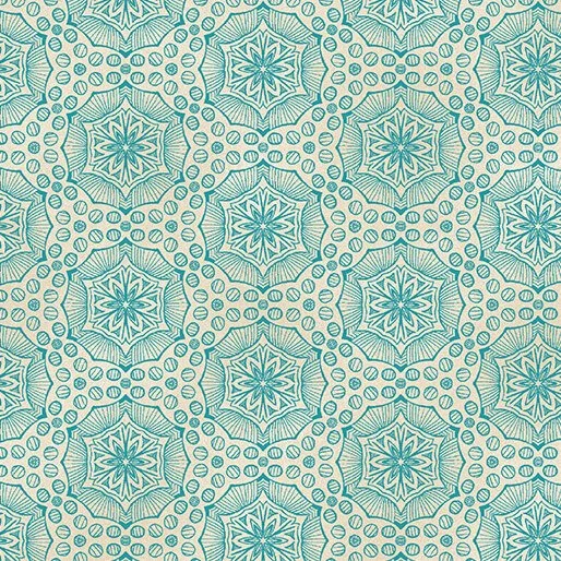 Benartex Ground Works Collection - Bubbalon  (Caribe/Ivory)
