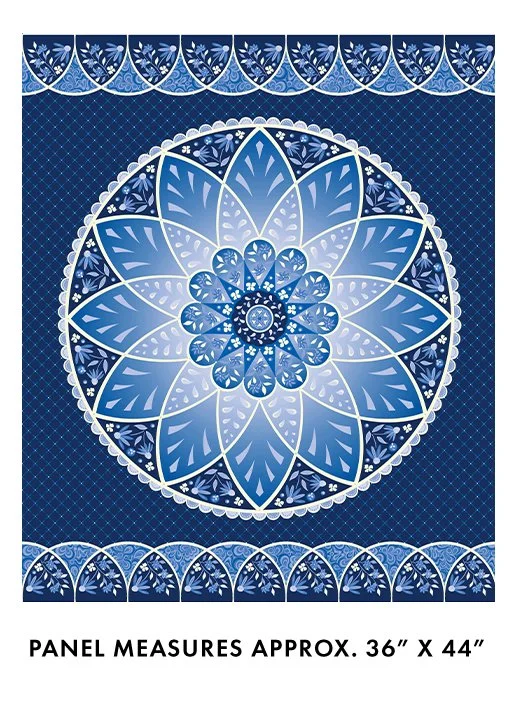 Benartex Moonlight Serenade Collection - Blossom Panel (Moonlight)