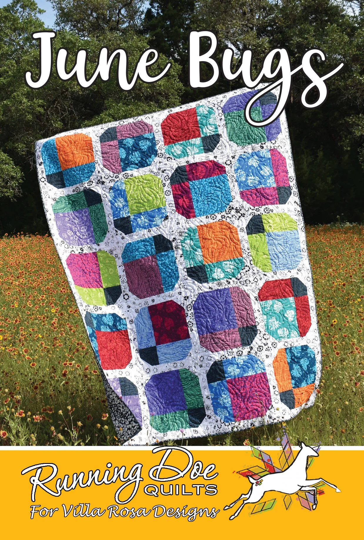 Villa Rosa - “June Bugs” Quilt Pattern Card