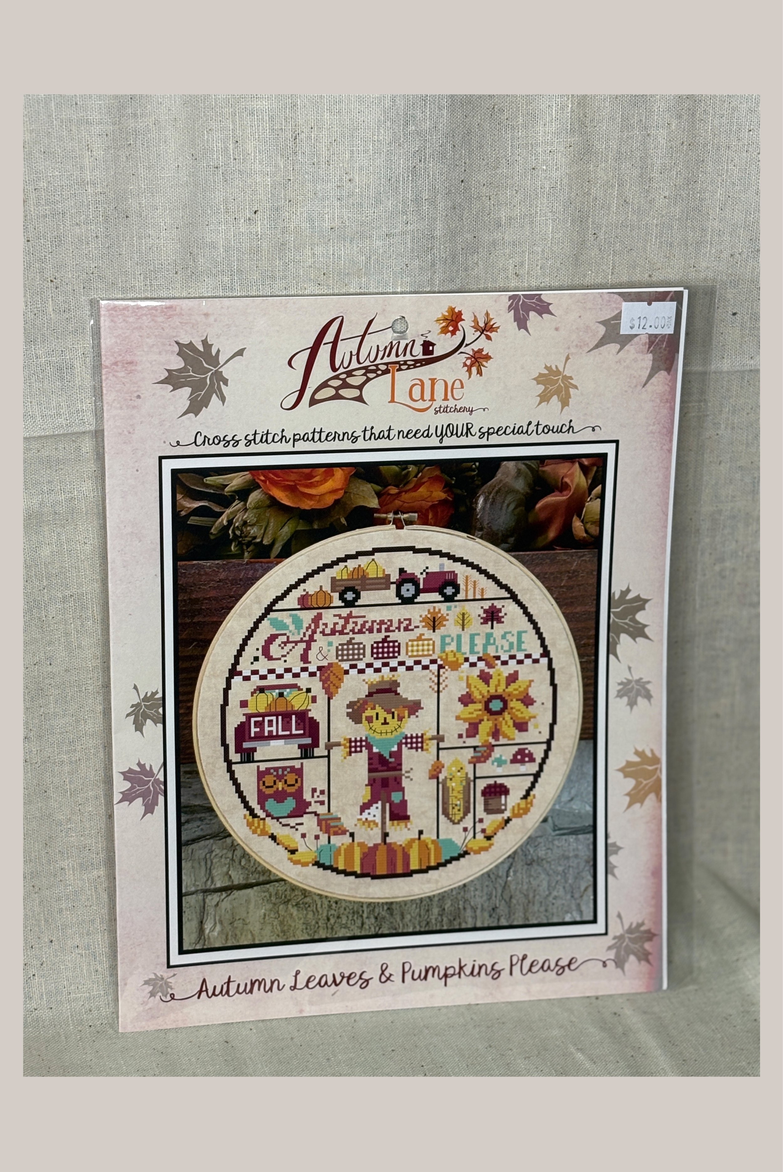 Autumn Lane Stitchery - "Autumn Leaves & Pumpkins Please"