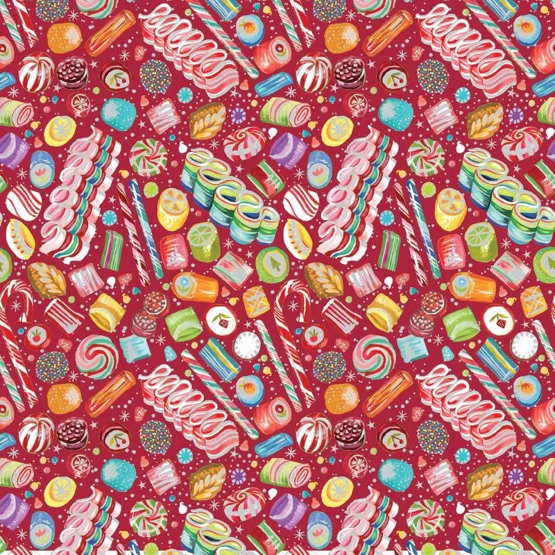 Benartex Magical Season Collection - MAGICAL SWEETS RED/MULTI