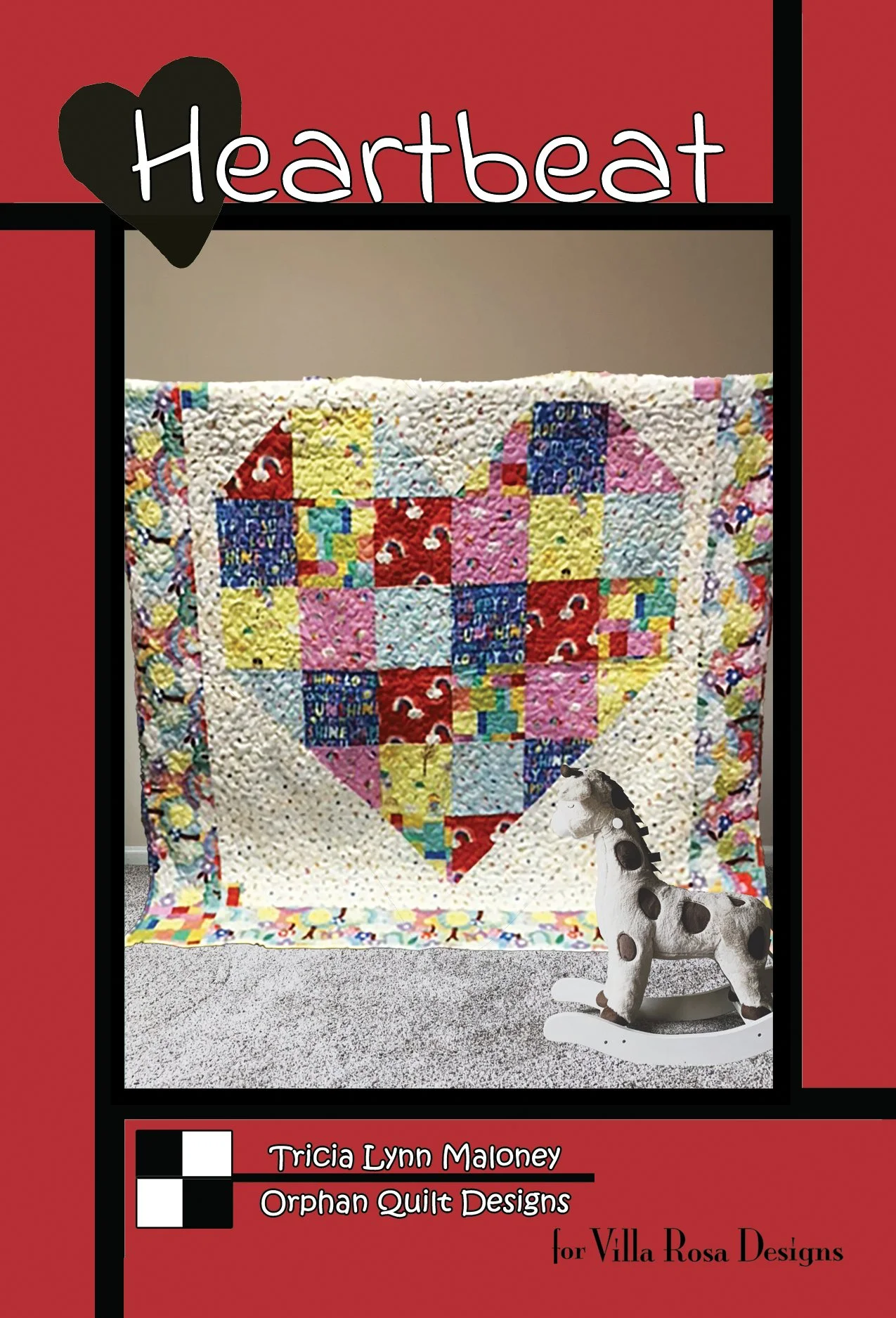Villa Rosa - “Heartbeat" Quilt Pattern Card