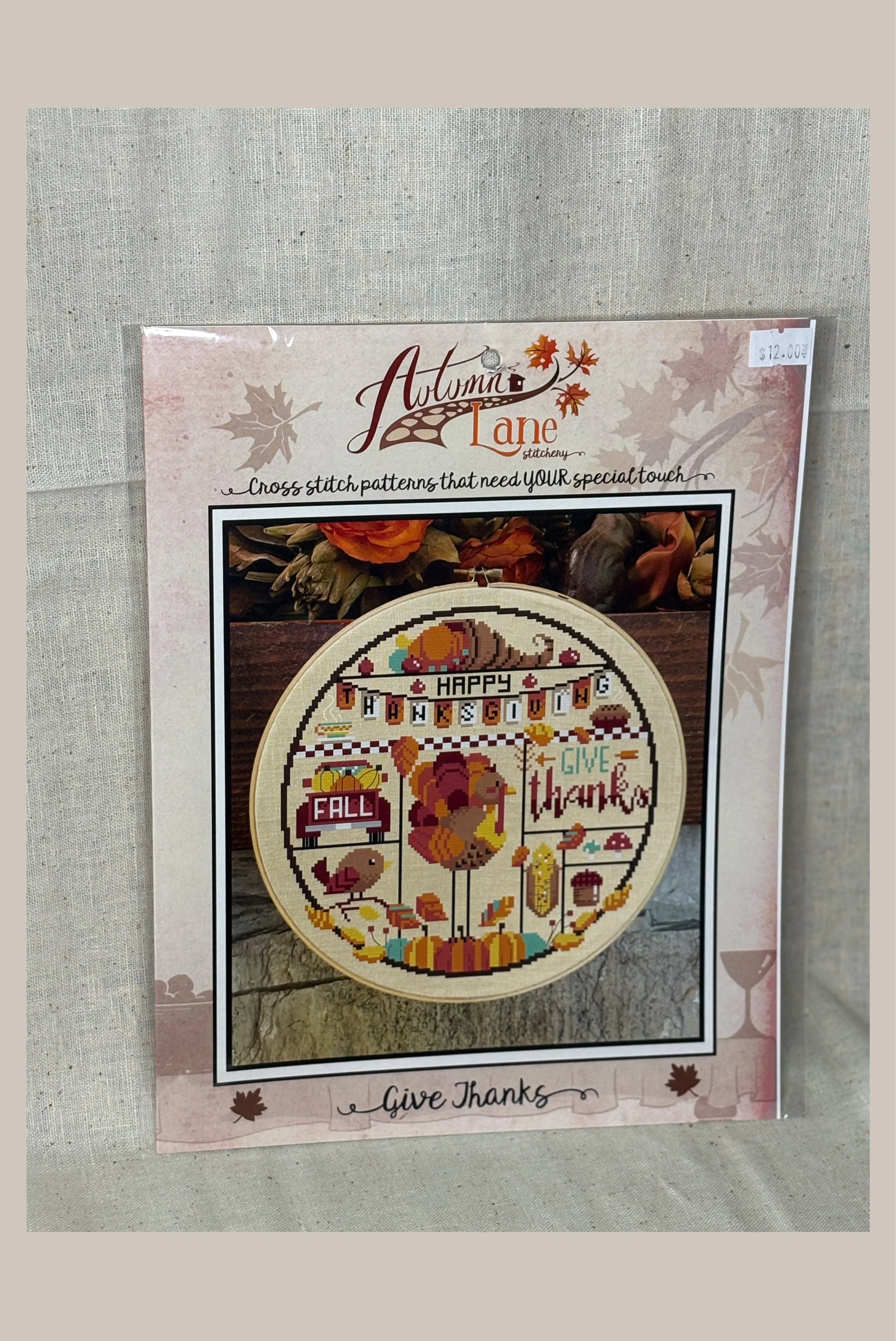 Autumn Lane Stitchery - "Give Thanks"