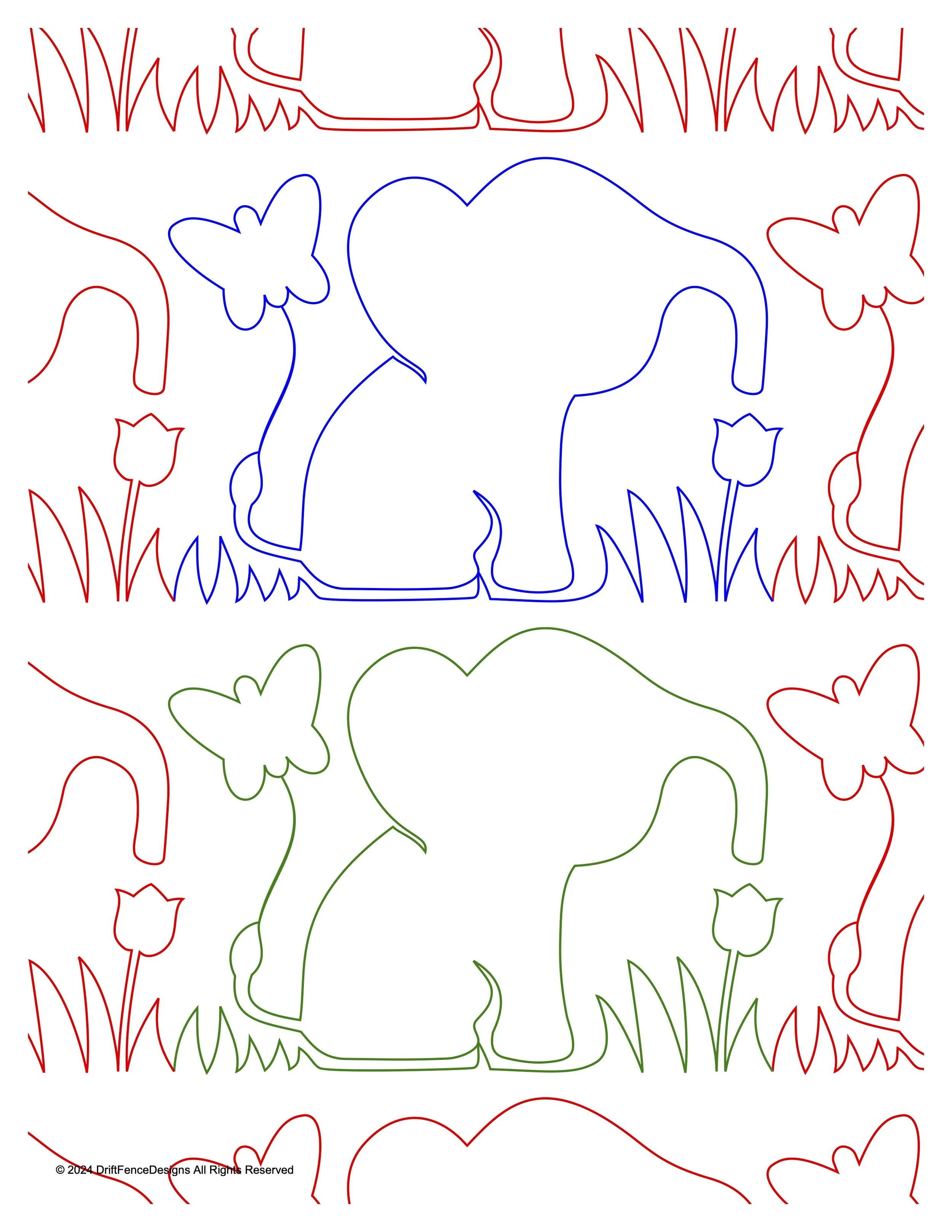 Elephant - Butterfly