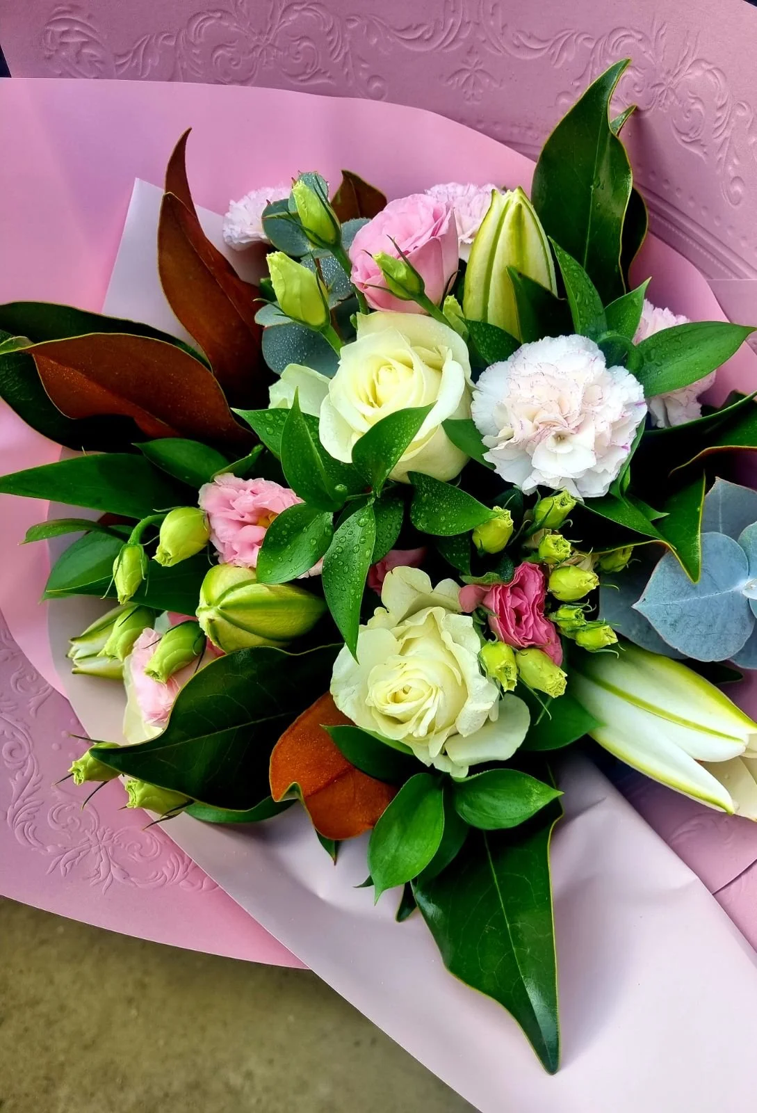 Soft and Sweet $50-$200 Arrangement pictured is valued at $80.jpg