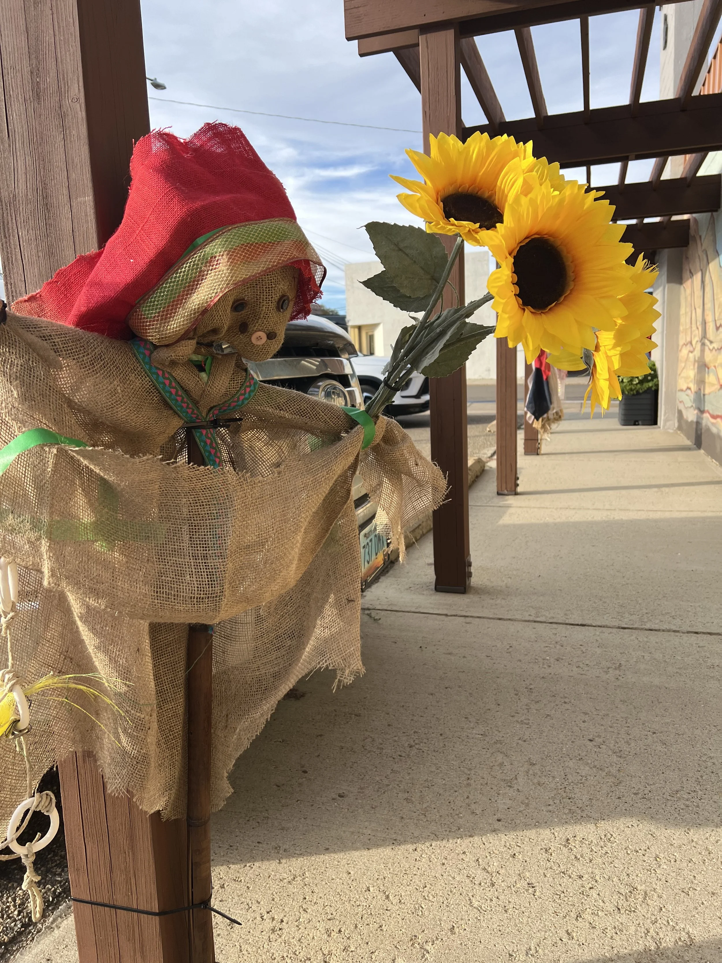 Bowman Regional Public Library Scarecrow stroll