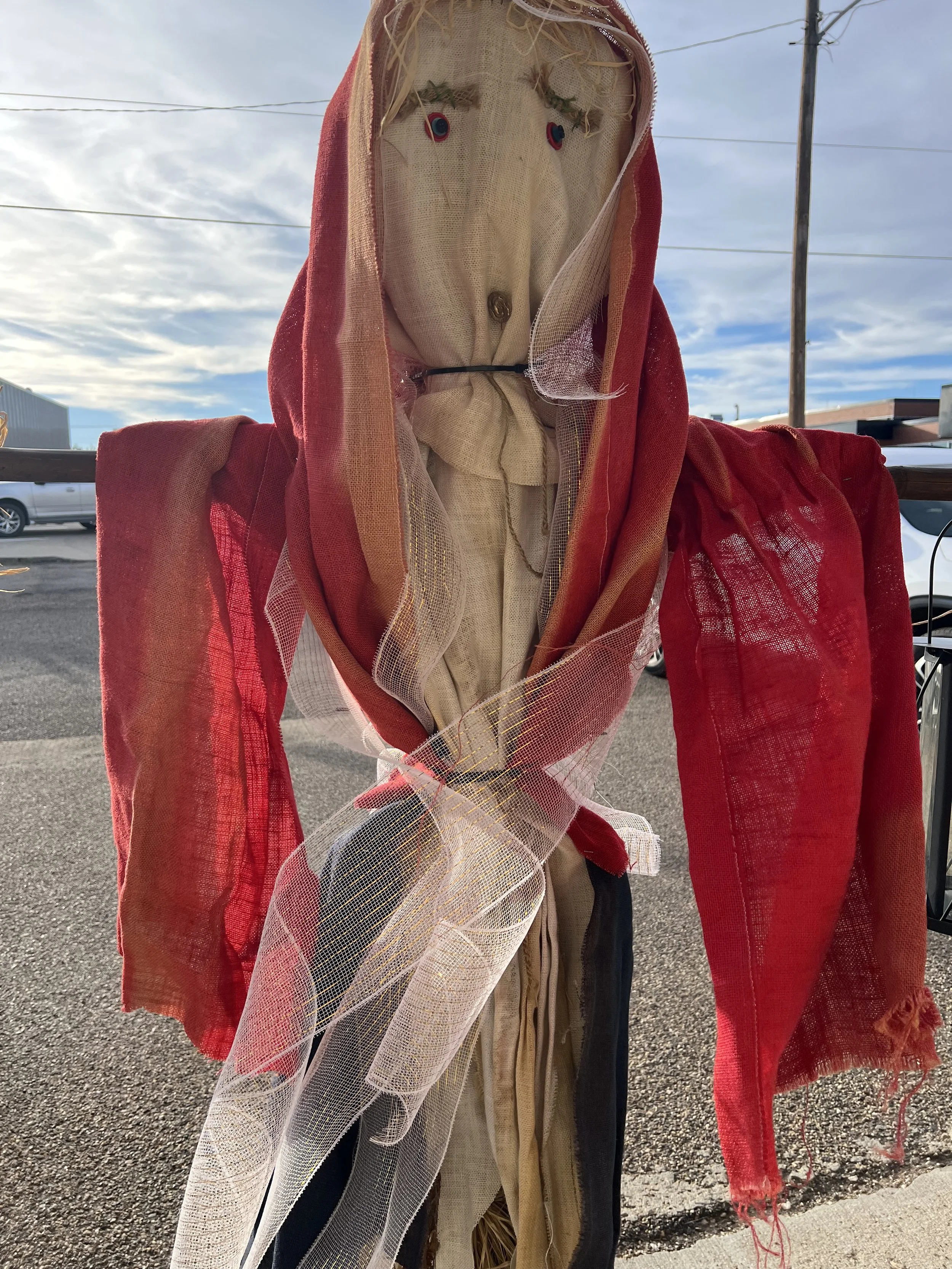 Bowman Regional Public Library Scarecrow stroll
